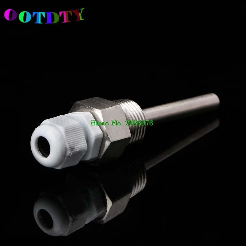 OOTDTY 50 250 мм нержавеющая сталь Thermowell 1/2 дюйма NPT резьба для датчиков