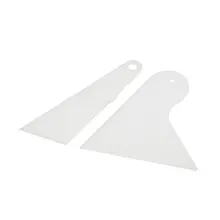 UXCELL 2 шт. Белый Пластиковый оконный оберточный оттенок пленки установка скребок инструмент для автомобиля