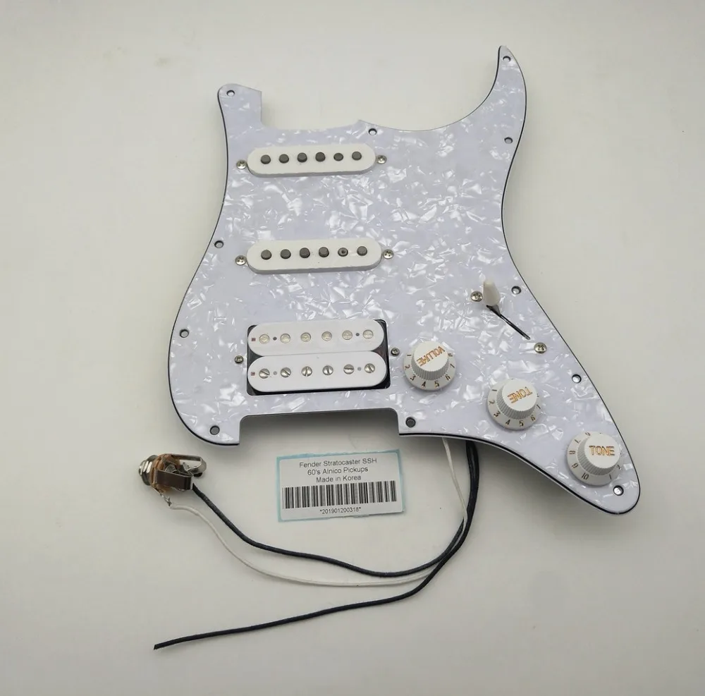 

Guitar Pickups Str 60s Ainico Pickups SSH Pickguard With Push Pull Function Electric Guitar Pickups