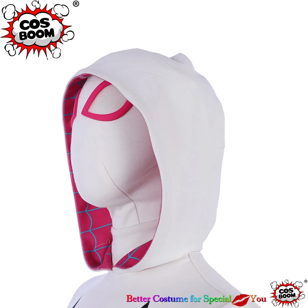 spider-man into the spider-verse spider-woman gwen stacy jumpsuit cosplay costume3