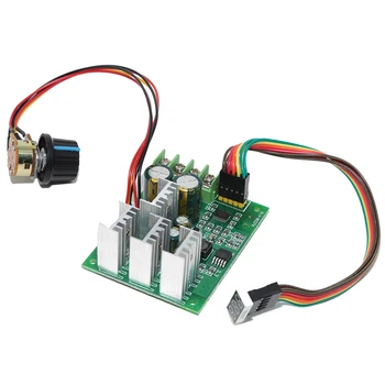 

DC 6V-60V 30A Variable Speed Motor Controller Driver Control With Digital Display Circuit Board Speed Regulator