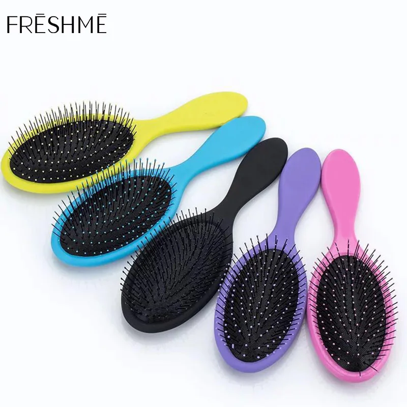 

FRESHME 6 colors Anti-static Hair Brush Long-handled Massage Comb Styling Tools Shampoo Brush Hairbrush for women girl men combs