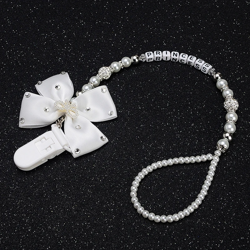 MIYOCAR all name hand made bling crystal rhinestone princess Baby Pacifier/ Nipples /Dummy /cocka /chupeta &pacifier clips