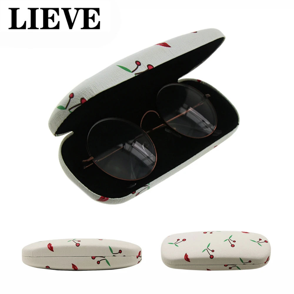 

2018 Floral spectacle case Sunglasses Hard leatherglasses Case Student supplies optical Accessories LIEVE