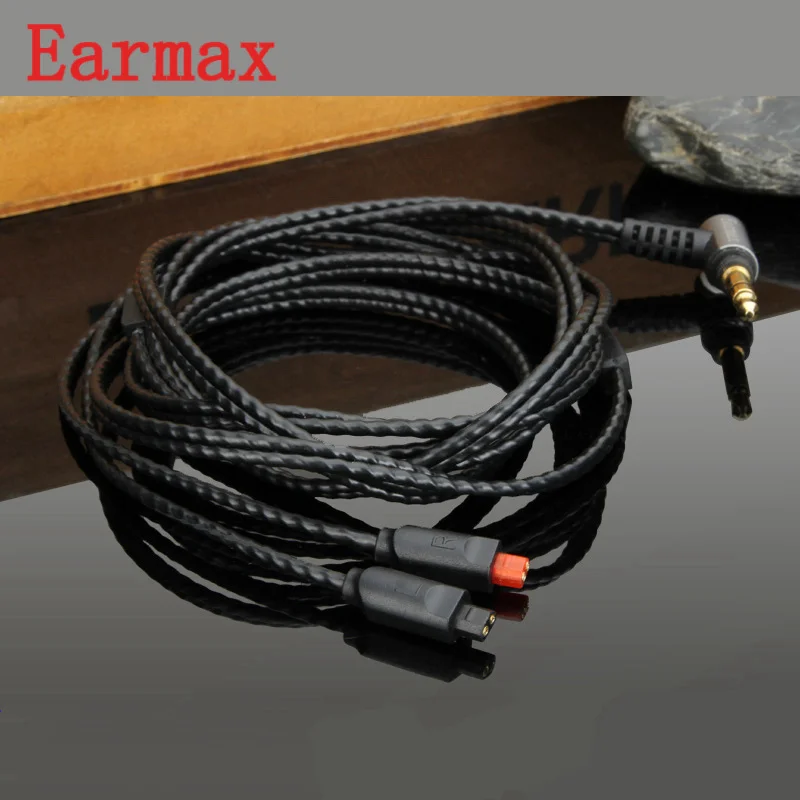 

Earmax 3.5MM Audio Earphone Cable Gold Plated Plugs Replacement For ATH-IM50 IM70 IM01 IM02 IM03 IM04 OCC Silver Plating UTP