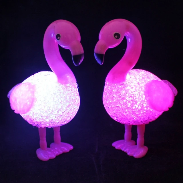 LED Children Animal Flamingo Night Light Lamp Battery Operated Colorful