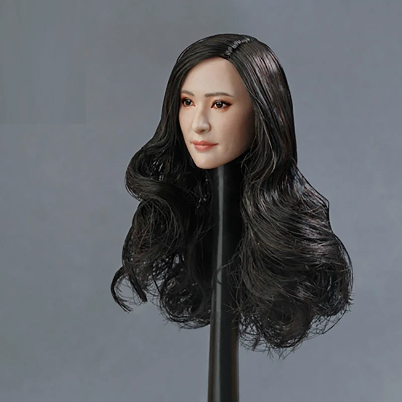 Масштаб 1/6 GACTOYS GC014 Abc Mi Yang женская голова Лепка азиатская Женская сверхзвезда
