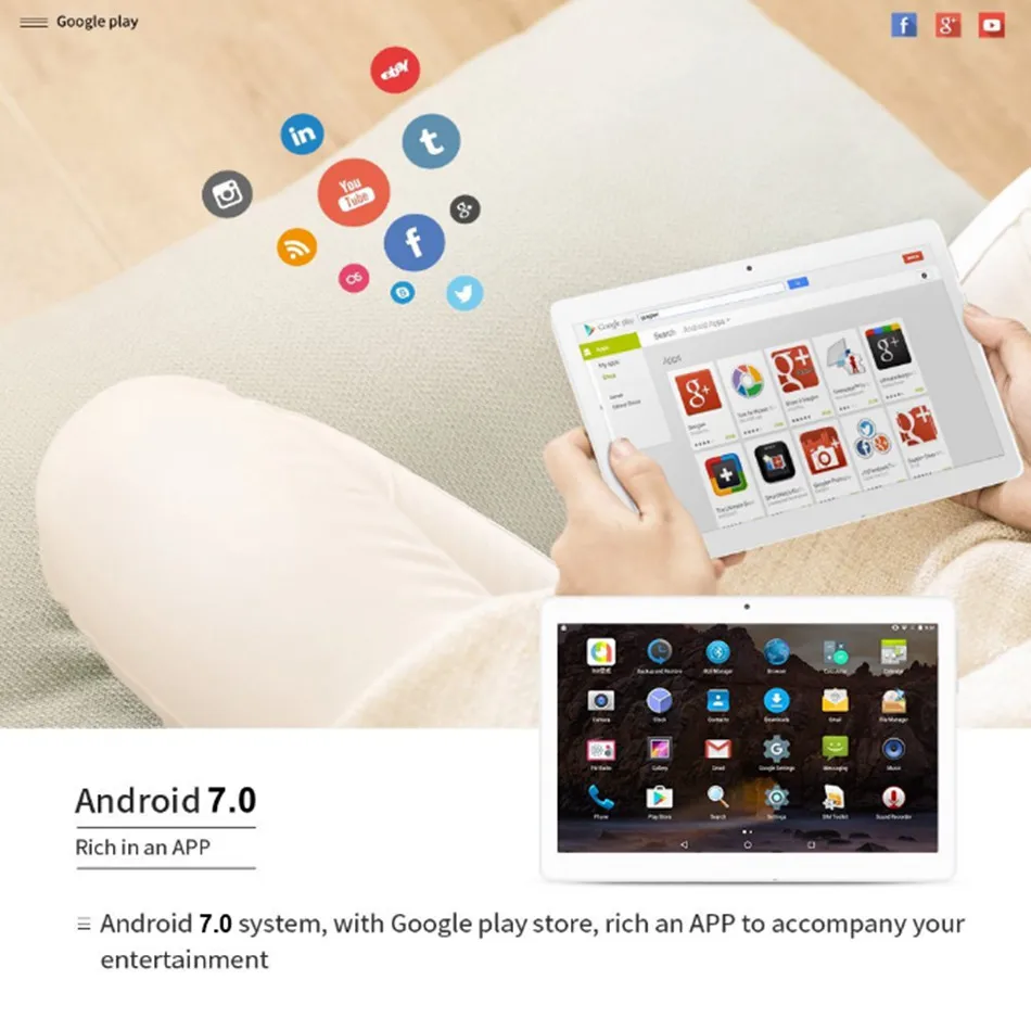 10 "Google Play Android OS 7,0 10 дюймов, 4G, FDD LTE Octa Core 32/64 GB 1920*1200 ips 2.5D Стекло 4G планшеты LTE, 7, 8, 9, 10, 10,1