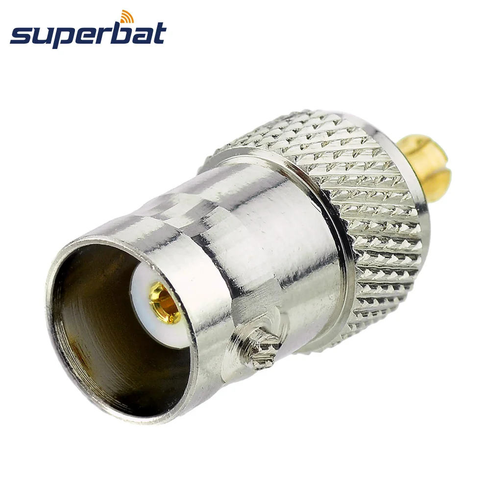 Superbat MCX Plug to BNC Jack Connector Adapter for Portable Mini