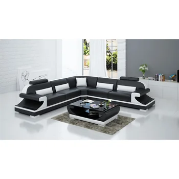 

2020 new design high quality living room real leather sofa set 7 seater