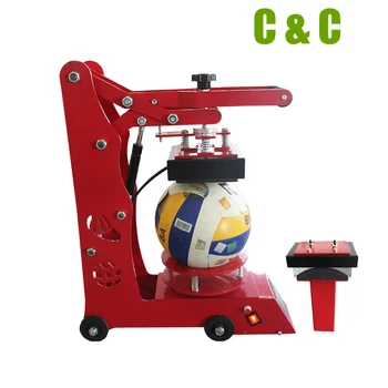 

Newest Arrival LCD controller 2IN1 Cap Ball Logo Heat Transfer Press for Football Volleyball and Cap Combo Machine NO.BHP01