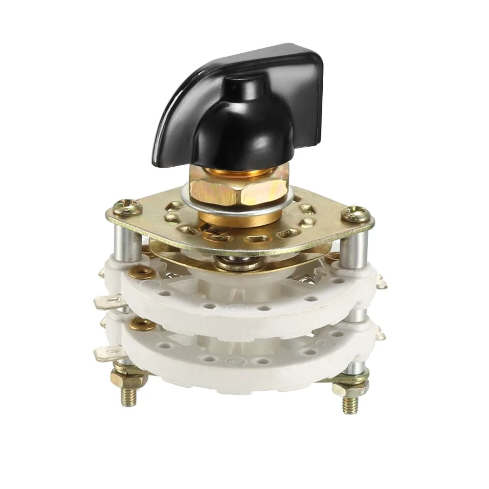 UXCELL 1/2/3 Pole Switches 3/6/9/10 Throw 1/2 Deck поворотный переключатель полосы канала селектор