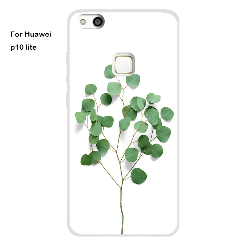 Huawei P10 lite Case Cover TPU Case For Huawei P10 lite Phone Cover Sweet Floral Cute Cat TPU P10 lite Soft Case Fashion 100%   21