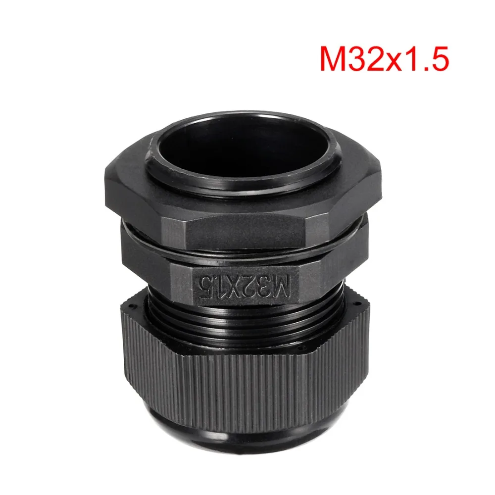 Uxcell 2 шт./лот PG13.5/PG25/M25/M32 черный кабельный ввод водостойкий соединитель
