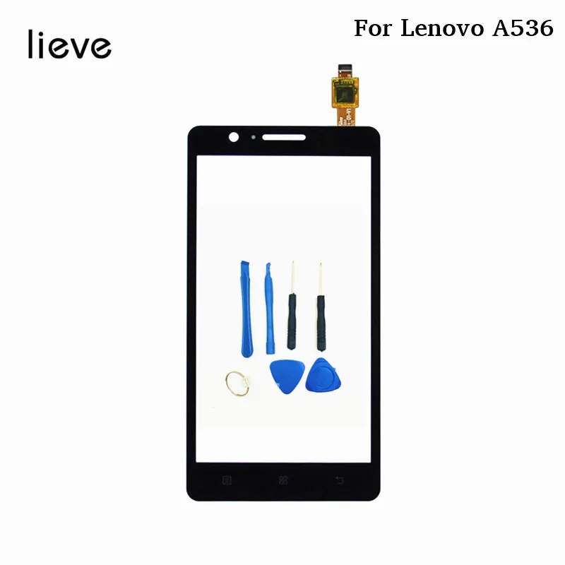 For Lenovo A536 536 5'' AAA mobile screen front glass digitizer touch panel replacement sensor