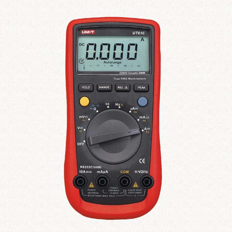 

Stock Clearance Digital Multimeter UT61E Ture RMS High Precision Automatic Measurements Meters