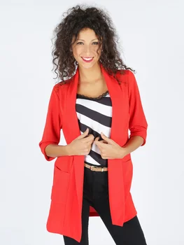 

Long jacket with pockets