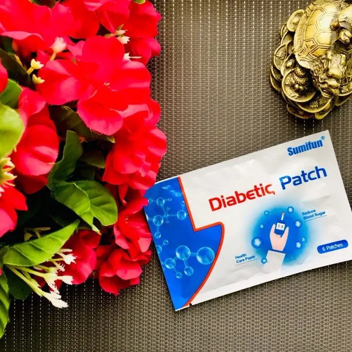 Sumifun 72pcs//12Bags Diabète Patch Réduire Haute Sucre Sang Diabète Patch Me…