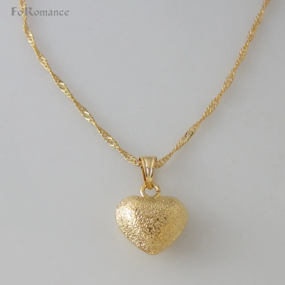 Заказ 10$ получить /5 видов стилей-желтый покрытый золотом 1" ожерелье и ширина сердца 0,7" виснет 0,8" кулон/отличный подарок