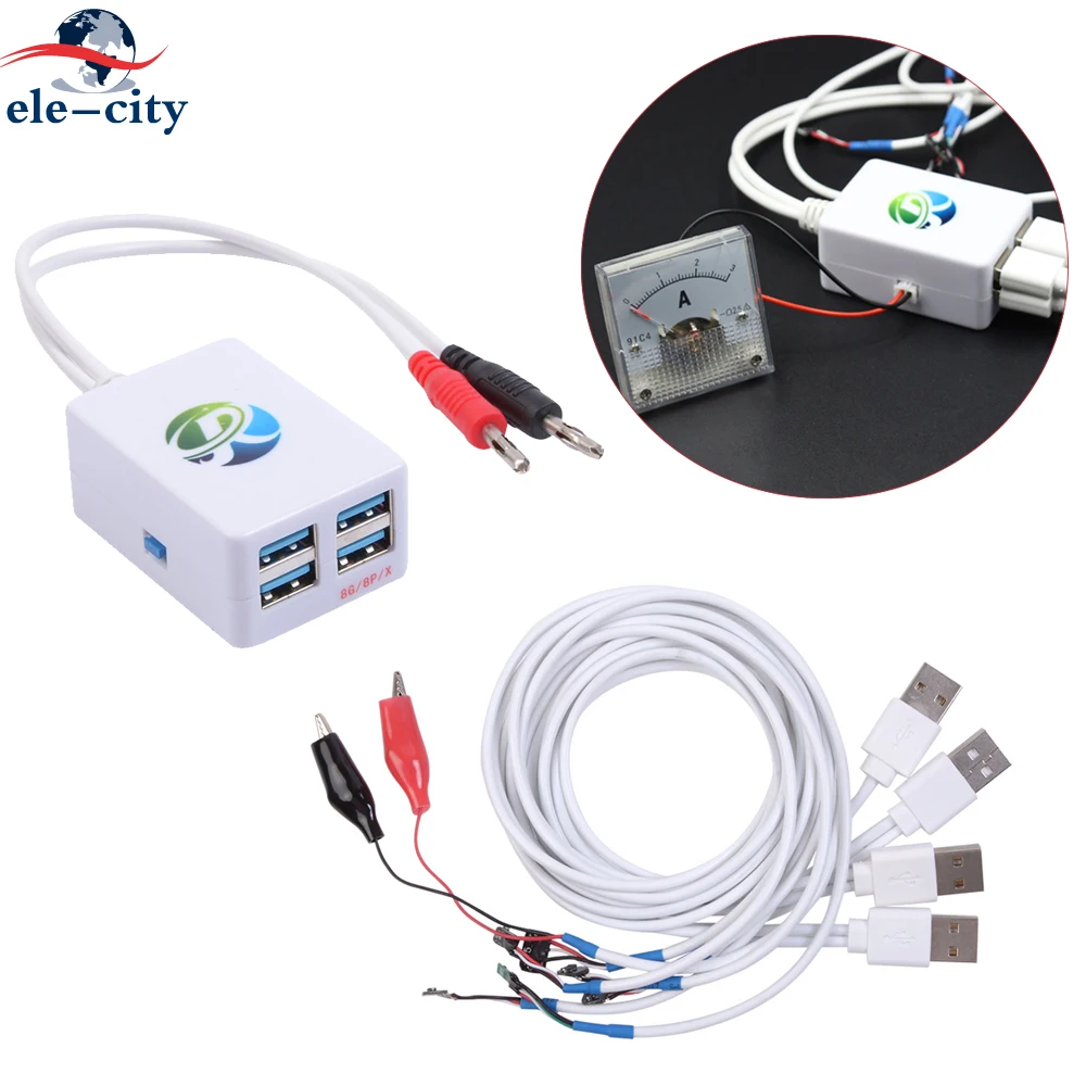 

UD-2018 Phone Repair Power Supply Current Test Cable for iPhone 5/5S/5C/SE/6/6P/6S/6SP/7/7P/8/8P/X/XS/XR/XS MAX Boot Line Tools