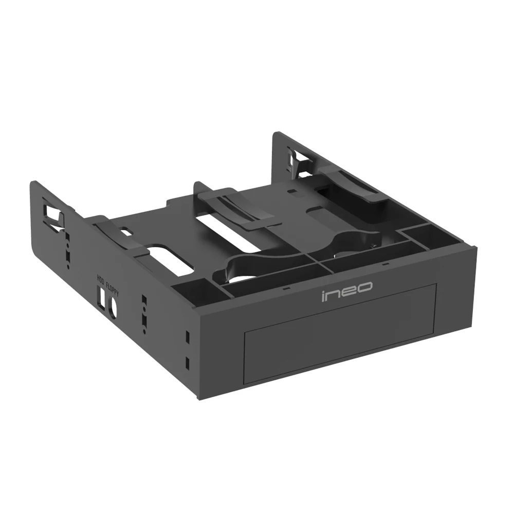 

ineo Tool-Free 5.25 inch HDD Mounting Adapter Bracket For 2 x 2.5 inch Hard Drive SSD and 1 x 3.5 HDD to 5.25 Converter[3544]
