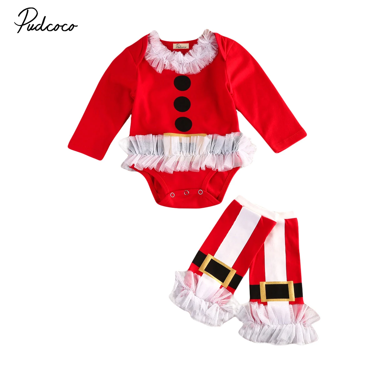 

Christmas baby clothes santa claus costume for baby boy girl newborn infant baby rompers+leggings for new year baby xmas clothes