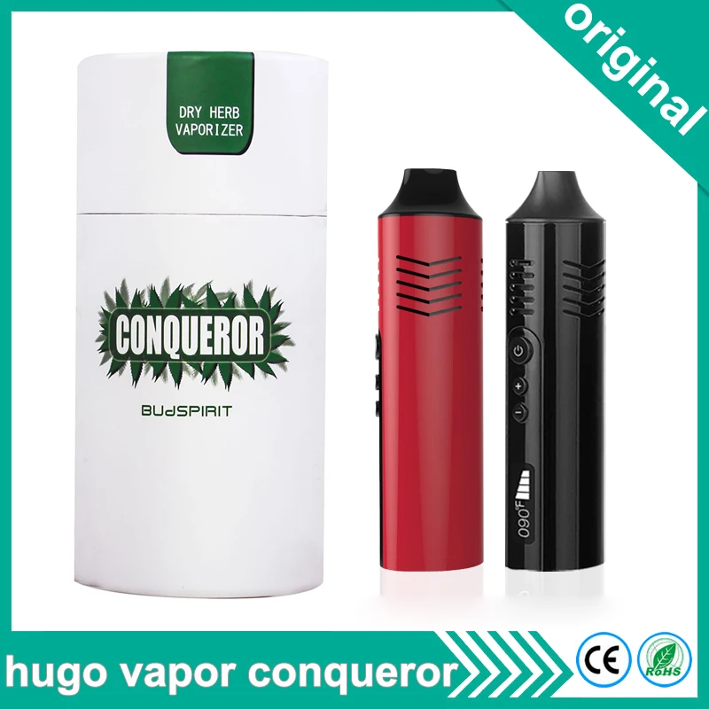 Оригинальный Hugo Vapor Завоеватель со испарителем для сухой травы 2200 мА/ч Батарея