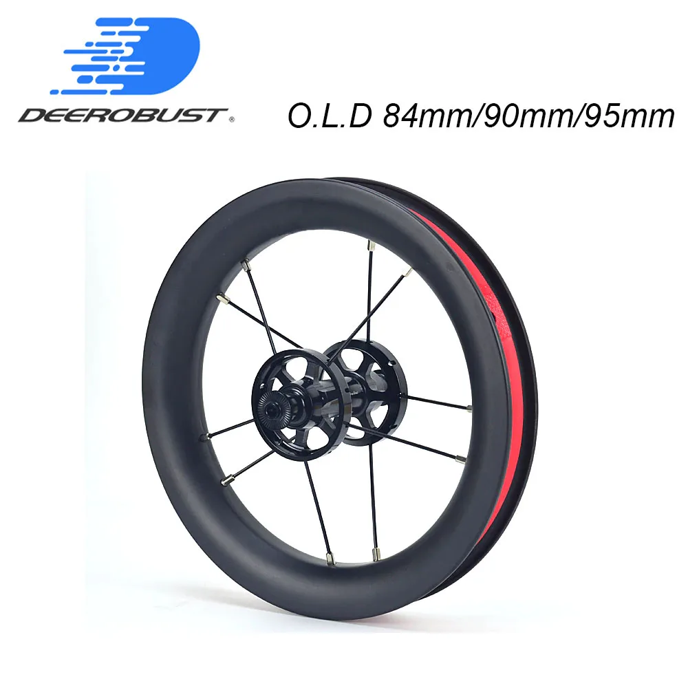 

190g 12inch 203 25mm x 30mm Tubeless Clincher Balance Bike Carbon Wheels 12" Kid's Bicycle strider/Kokua/Puky Ceramic Bearings