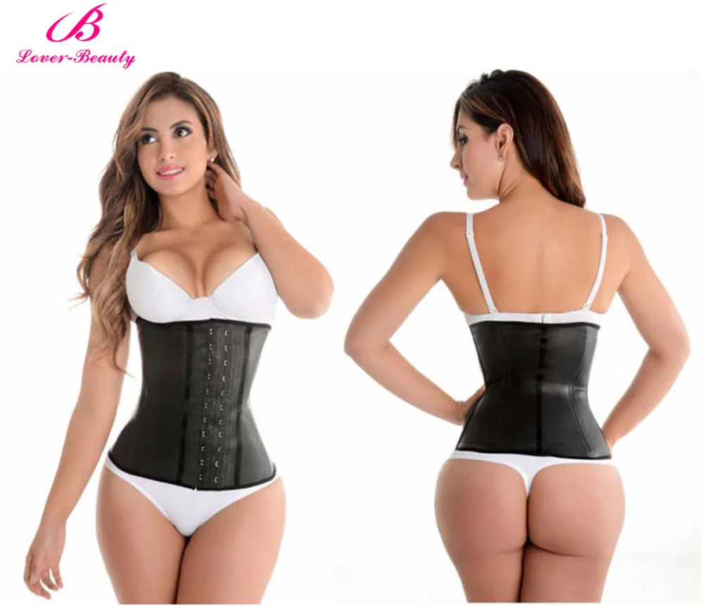 Lover beauty корсет размера плюс, gainel latex affinant la taille, латексный корсет со стальными косточками, корсет и бюстье