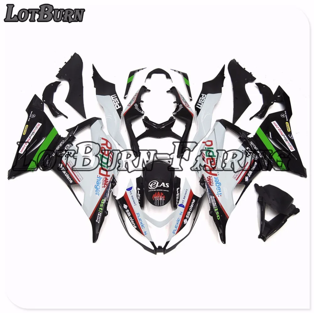 

Bodywork Moto Fairings Fit For Kawasaki ZX6R 636 ZX-6R 2013 2014 2015 2016 13-16 Fairing kit Custom Made High Quality ABS
