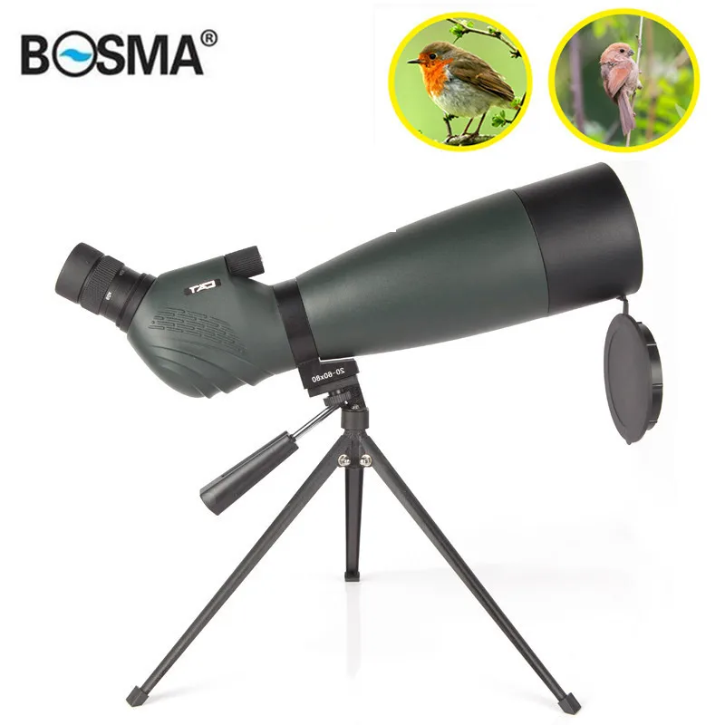 

BOSMA CAT 20-60X80 Zoom Monocular HD BAK4 Optic Lens Waterproof Bird Watching Spotting Scopes Telescope Telescopio High Quality