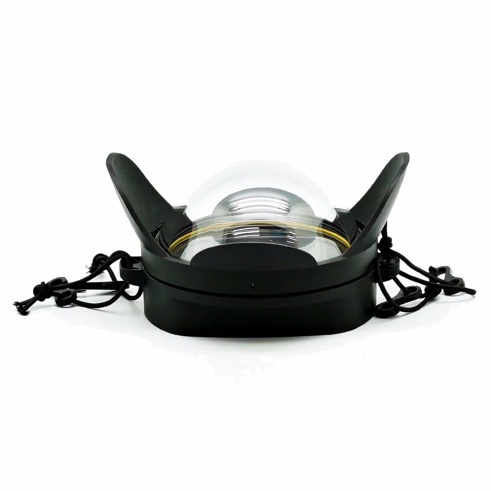 Широкоугольный влажный объектив MEIKON Fisheye с куполом (квадратный адаптер) для