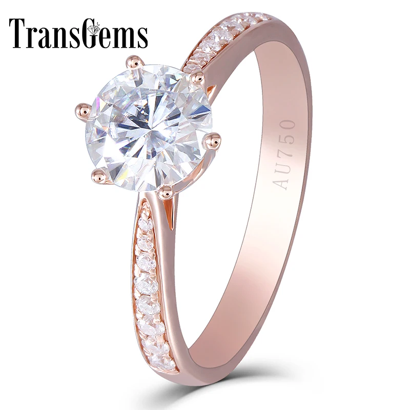 moissanite rose gold emgagement ring (1)