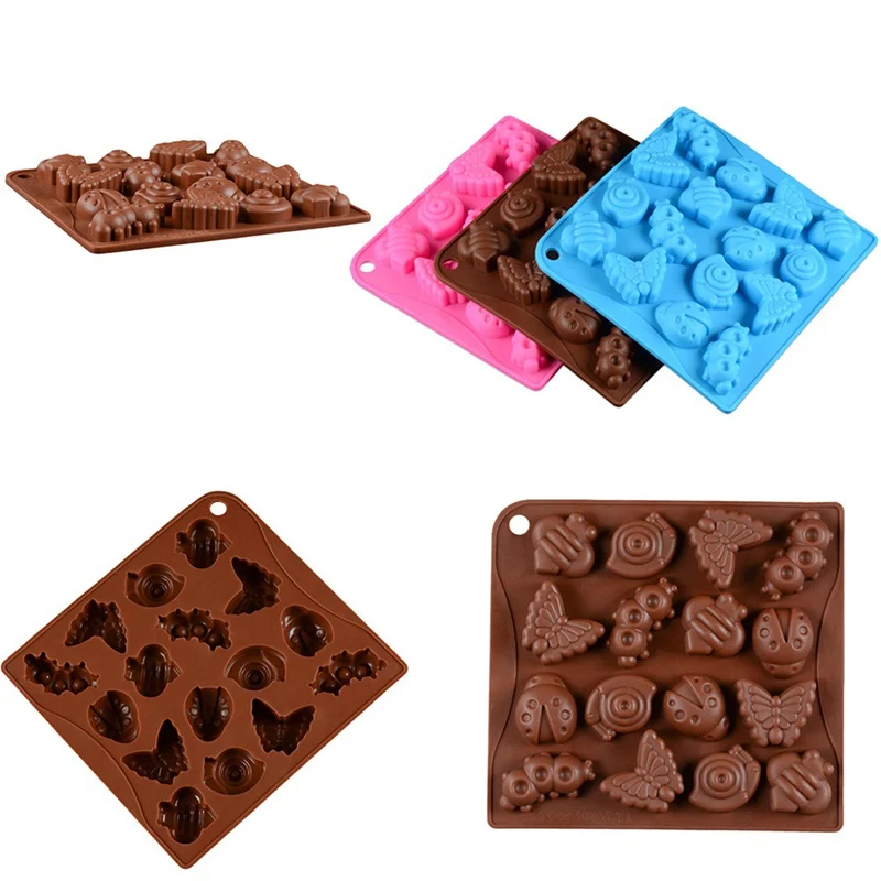 

Cake Decorations Tools Silicone Insect Shaped Chocolate Mold Candy Diy Tools Ice Tray Silicone Form For Cupcake