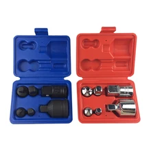 6 шт. воздействие гнездо адаптера переменного тока редуктор адаптер 1/4 1/2 3/8 3/4 Ratchet выключатель Привод ключ, дюймовый стандарт набор ручных инструментов