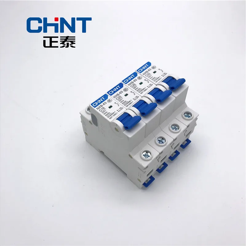 CHNT миниатюрный автоматический выключатель DZ47 NXB 63 типа C 1P 6A 10A 16A 20A 25A 32A 40A 63A