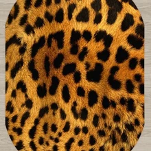 Желтый, коричневый, черный леопардовый дизайн с животным мехом 3d принт Нескользящая микрофибра гостиная современный Овальный моющийся коврик ковер