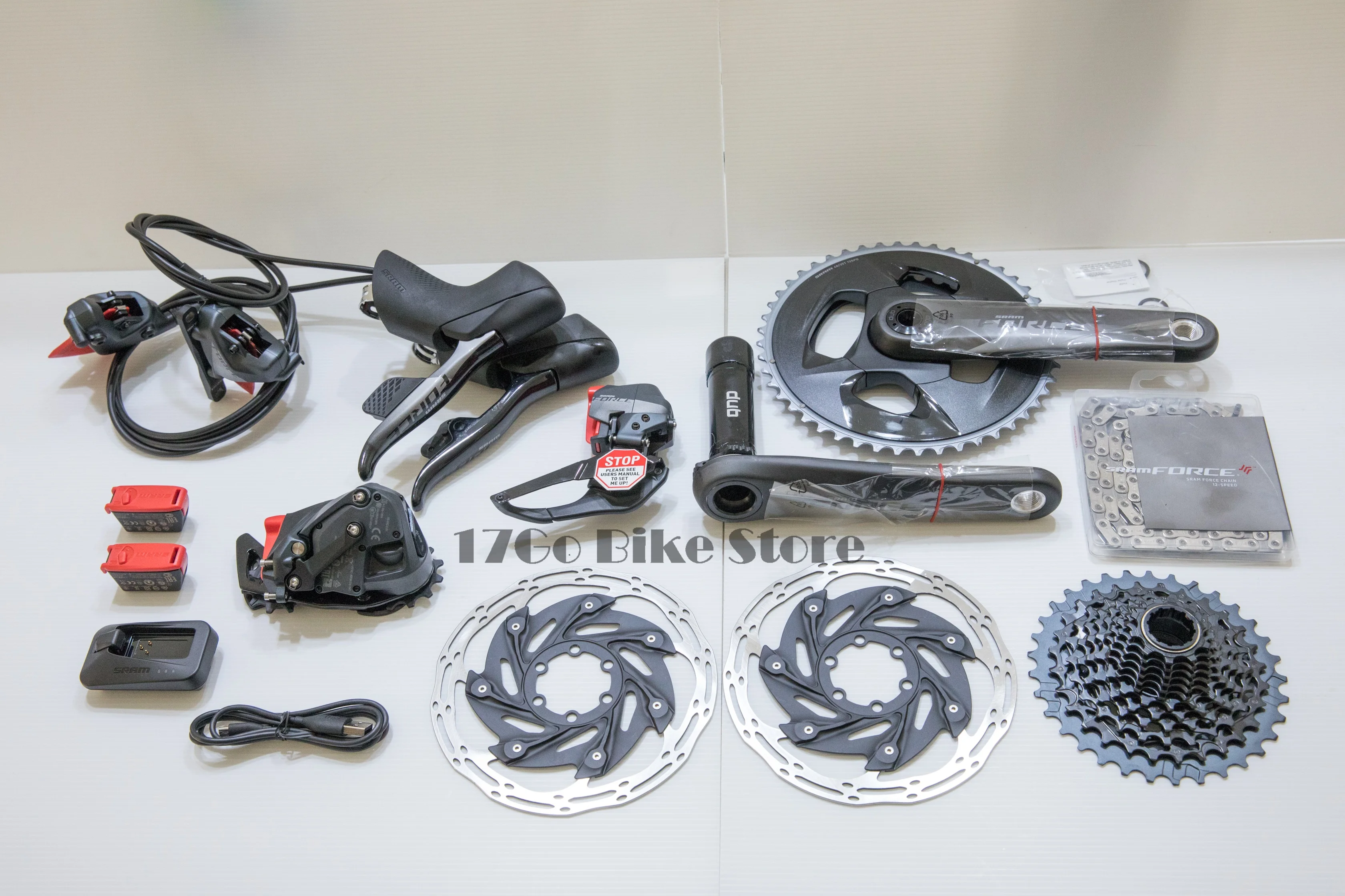 Sram force etap axs hrd disco 2x12 velocidade estrada bicicleta groupset 48/35, 46/33, 170 ou 172.5mm, cassete 10-28, 10-33 t (訳ありセール 格安) sram force axs etap パーツ