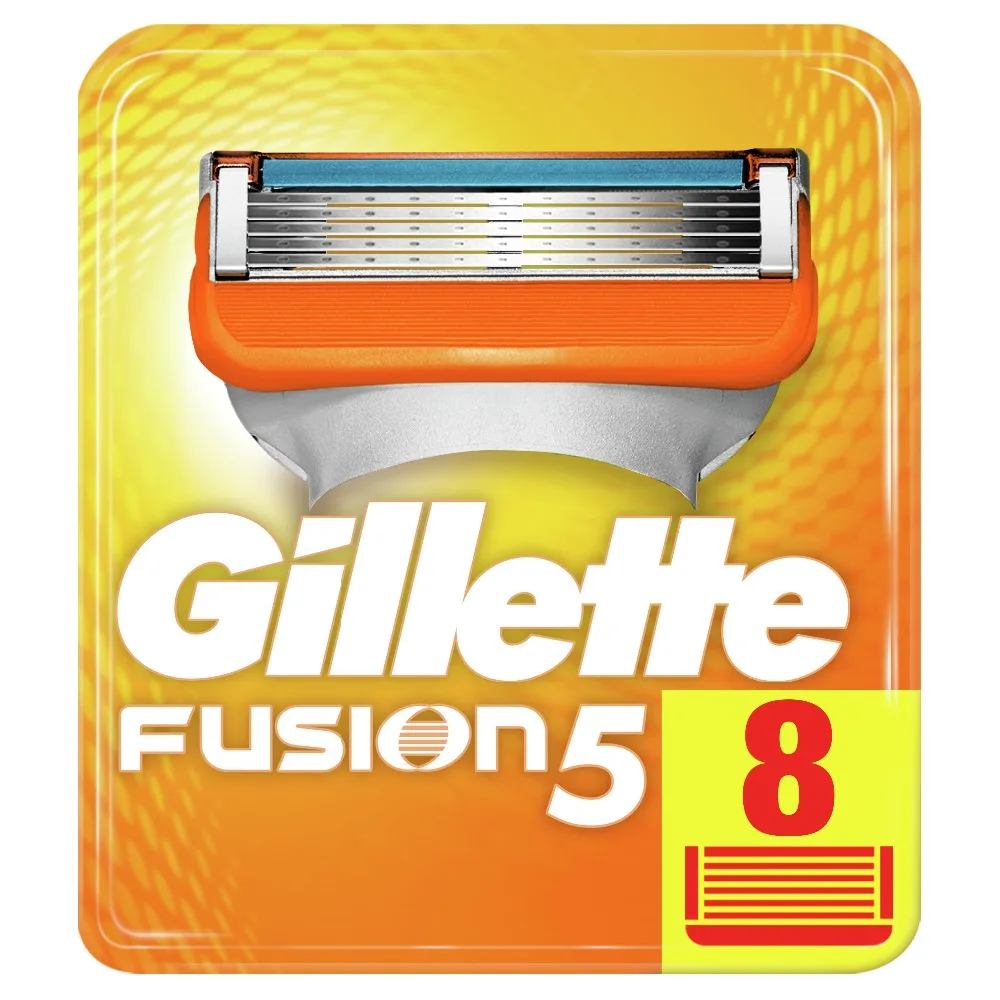 Removable Razor Blades for Men Gillette Fusion Blade for Shaving 8 Replaceable Cassettes Shaving Fusion shaving cartridge Fusion