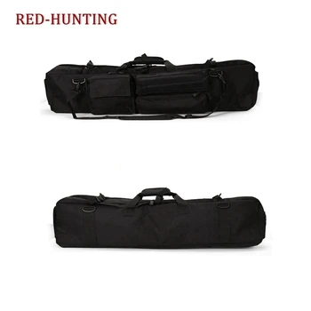 

37.5INCH 96CM Tactical Hunting Backpack Dual Rifle Square Carry Bag with Shoulder Strap Gun Protection Case Backpack