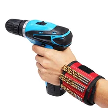 Hoomall 3 магнита портативный магнитный браслет мощный инструмент сумка Магнитная для удержания саморезы сверла Инструменты для ремонта