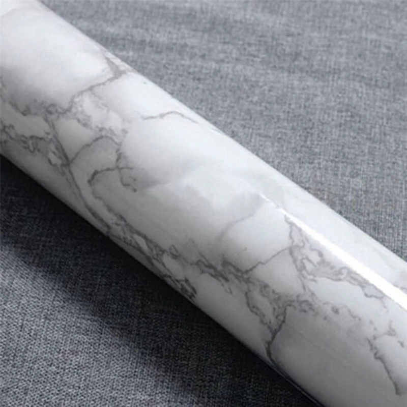 

Marble Waterproof Vinyl Self adhesive Sticker Modern Contact Paper Wallpaper for Bathroom Kitchen Cupboard Table Wall Home Decor
