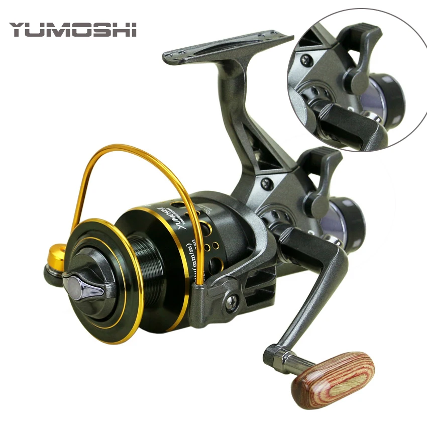 

2018 New Double Brake Design Fishing Reel Super Strong Carp Fishing Feeder Spinning Reel Spinning wheel type fishing wheel