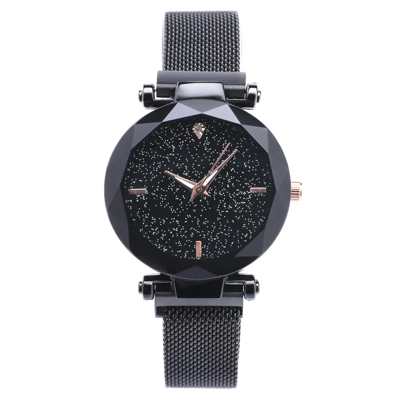 

Starry Sky Designer Women's Watches Magnetic Stainless Steel Mesh Strap Ladies Wrist Watches New zegarek damski relogio feminino