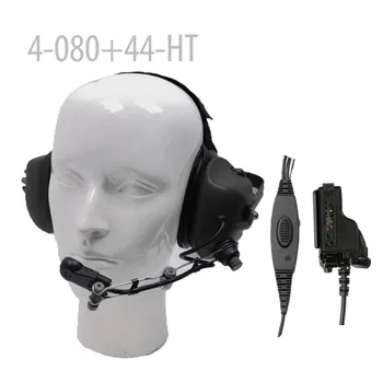 

Heavy-duty Noise-reduction Headset+ Mini Din Plug 44-HT for HT-1000 HT-2000 and 8000/9000 Portable radios GP900 GP1200 MTX838