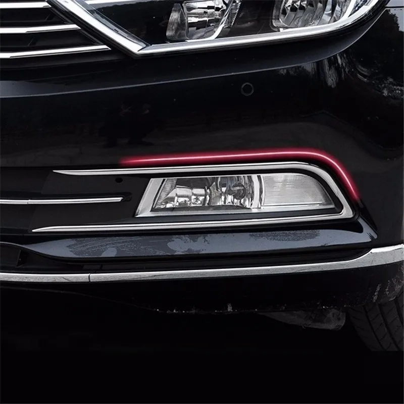 

Front Fog Lamp exterior promote automobile modified accessories accessory car styling protecter 17 FOR Volkswagen Magotan