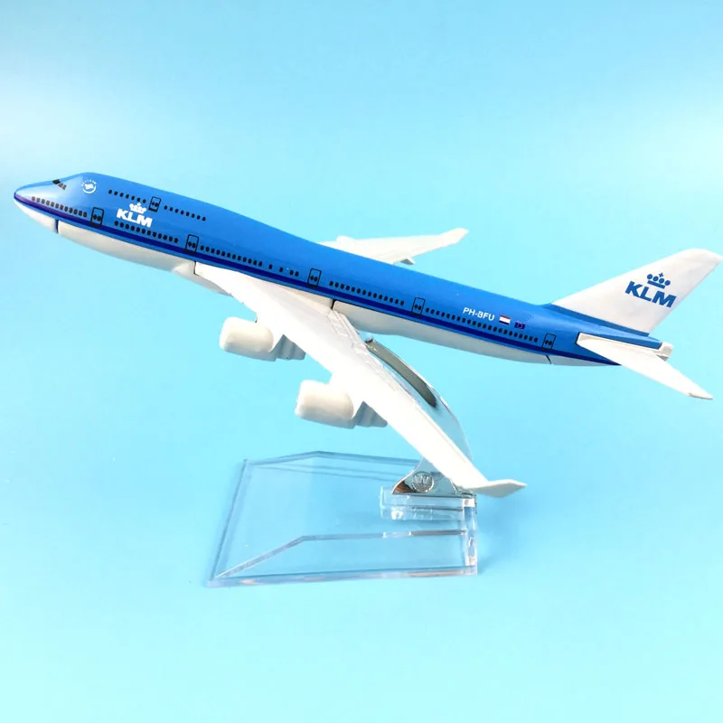 16 см AIR KLM самолет 747 модель самолета Модель самолета Моделирование 16 сплав рождественские игрушки подарок детям