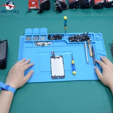 S-160 теплоизоляция силиконовая ремонтная площадка коврик стол обслуживание платформы для ремонтной станции для BGA с магнитным секционным инструментом