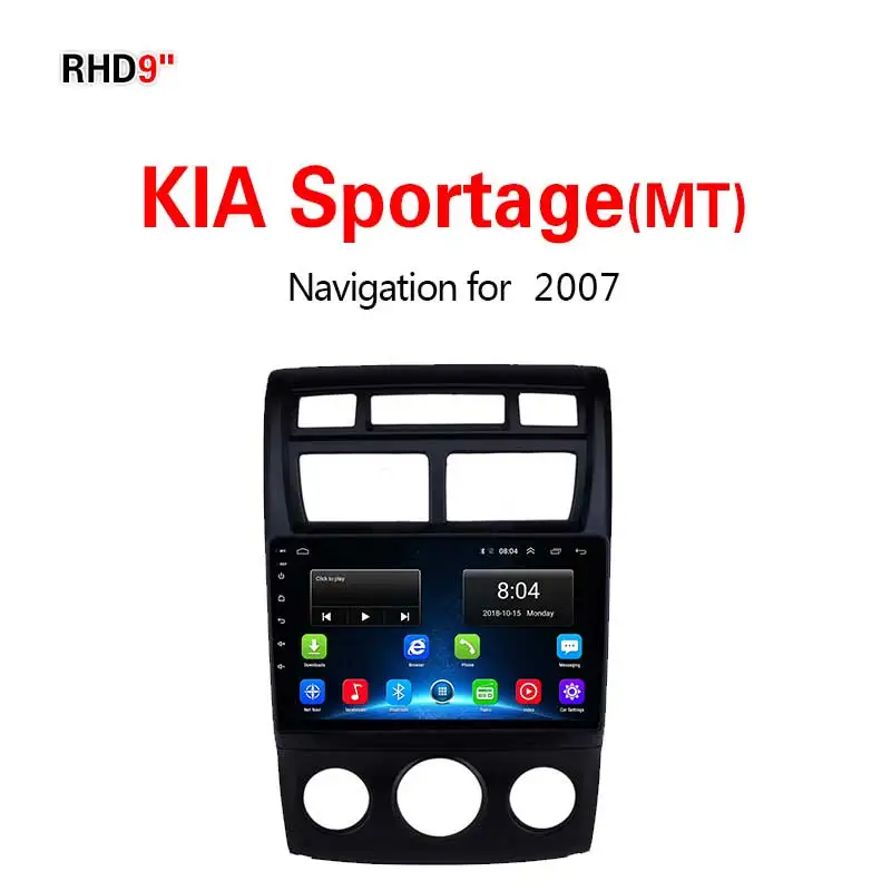 Lionet gps навигация для автомобиля KIA Sportage(MT) 2007 9 дюймов RK1010X - Размер экрана, дюймов: 4G1G16G