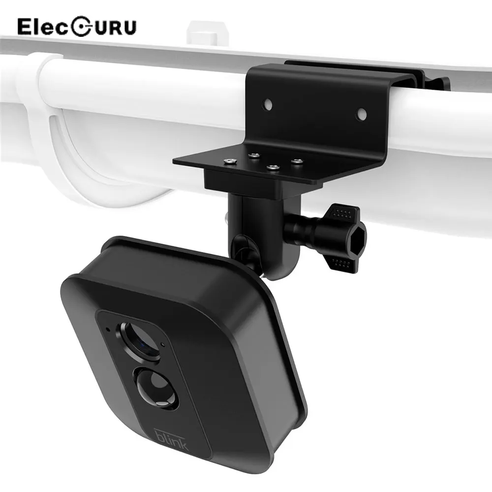 Gutter Mount For Blink XT Camera With 1/4 Nut Adapter Outdoor Home Roof